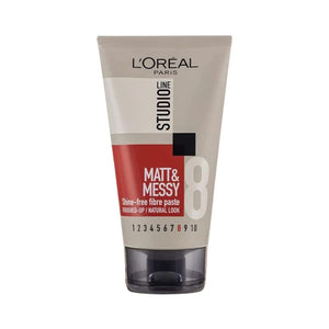 L'Oreal Paris Studio Line No.8 Matt & Messy Shine-Free Fiber Paste 150ml