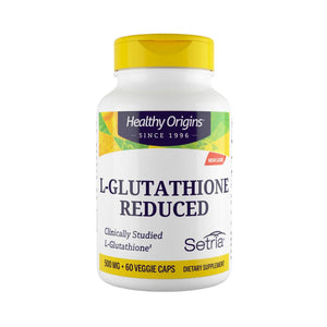 Healthy Origins L-Glutathione Reduced 500mg Capsules