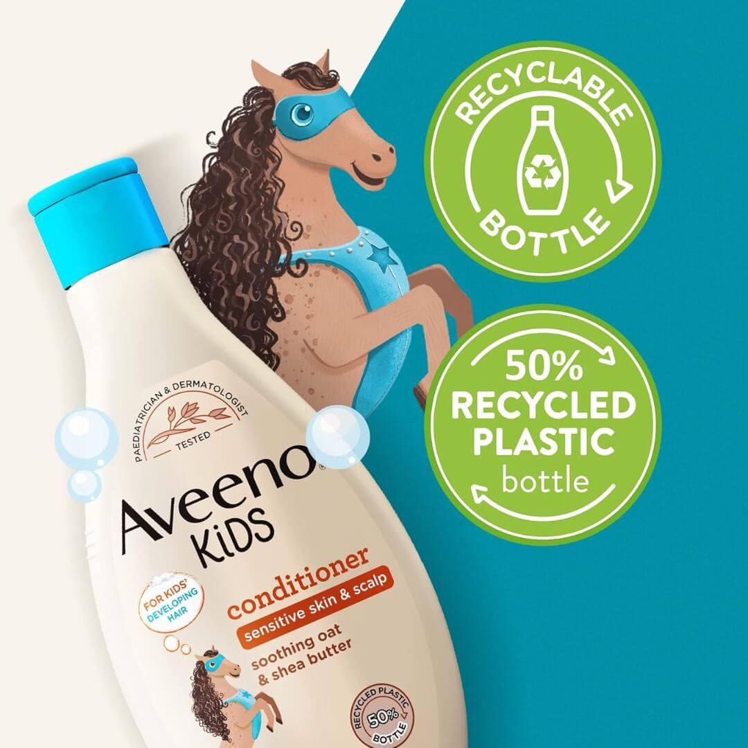 Aveeno Kids Sensitive Skin & Scalp Soothing Oat & Shea Butter Conditioner 250ml,3574661684918
