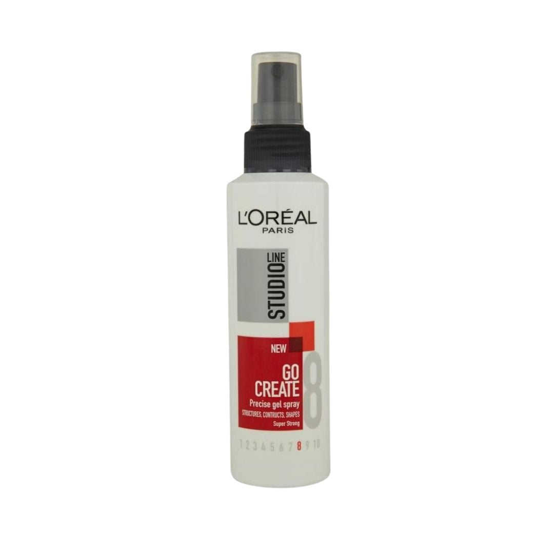 L'Oreal Paris Studio Line No.8 Go Create Precise Gel Spray 150ml,3600522470946,