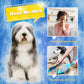 Upgrade Pet Hair Remover Gloves 1 Pair Blue Gentle Shedding Brush Gloves for Dogs Cats Horses Long and Short Hair
