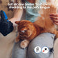 Upgrade Pet Hair Remover Gloves 1 Pair Blue Gentle Shedding Brush Gloves for Dogs Cats Horses Long and Short Hair