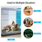 Verzey Ultra Soft Crate Pad for Large Dogs, 42 Inch, Washable Anti-Slip Kennel Bed, Gray