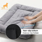 Verzey Ultra Soft Crate Pad for Large Dogs, 42 Inch, Washable Anti-Slip Kennel Bed, Gray