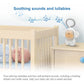 VTech DM1411 Audio Baby Monitor And Portable Soother Dual-Unit Rechargeable Battery, Long Range, Soft-Glow Night Light, Soothing Sounds And Lullabies, Digital Wireless Transmission, Sound Indicator,