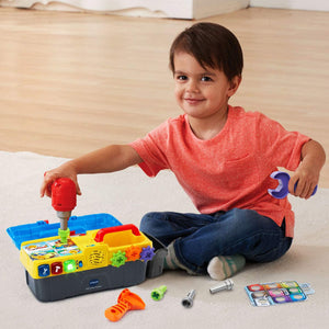 VTech Drill and Learn Toolbox Toy for Toddlers Interactive STEM Tools Set