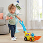 VTech Pop a Balls Push and Pop Bulldozer Yellow Toddler Toy with Rolling Balls for Ages 1 to 3