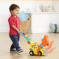 VTech Pop a Balls Push and Pop Bulldozer Yellow Toddler Toy with Rolling Balls for Ages 1 to 3