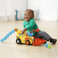 VTech Pop a Balls Push and Pop Bulldozer Yellow Toddler Toy with Rolling Balls for Ages 1 to 3