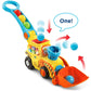 VTech Pop a Balls Push and Pop Bulldozer Yellow Toddler Toy with Rolling Balls for Ages 1 to 3