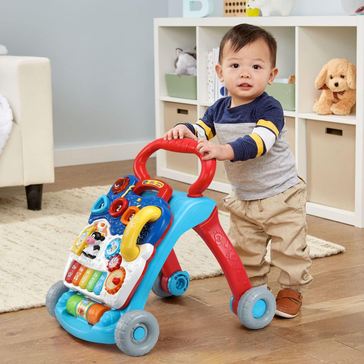 VTech Sit-To-Stand Learning Walker (Frustration Free Packaging), Blue,