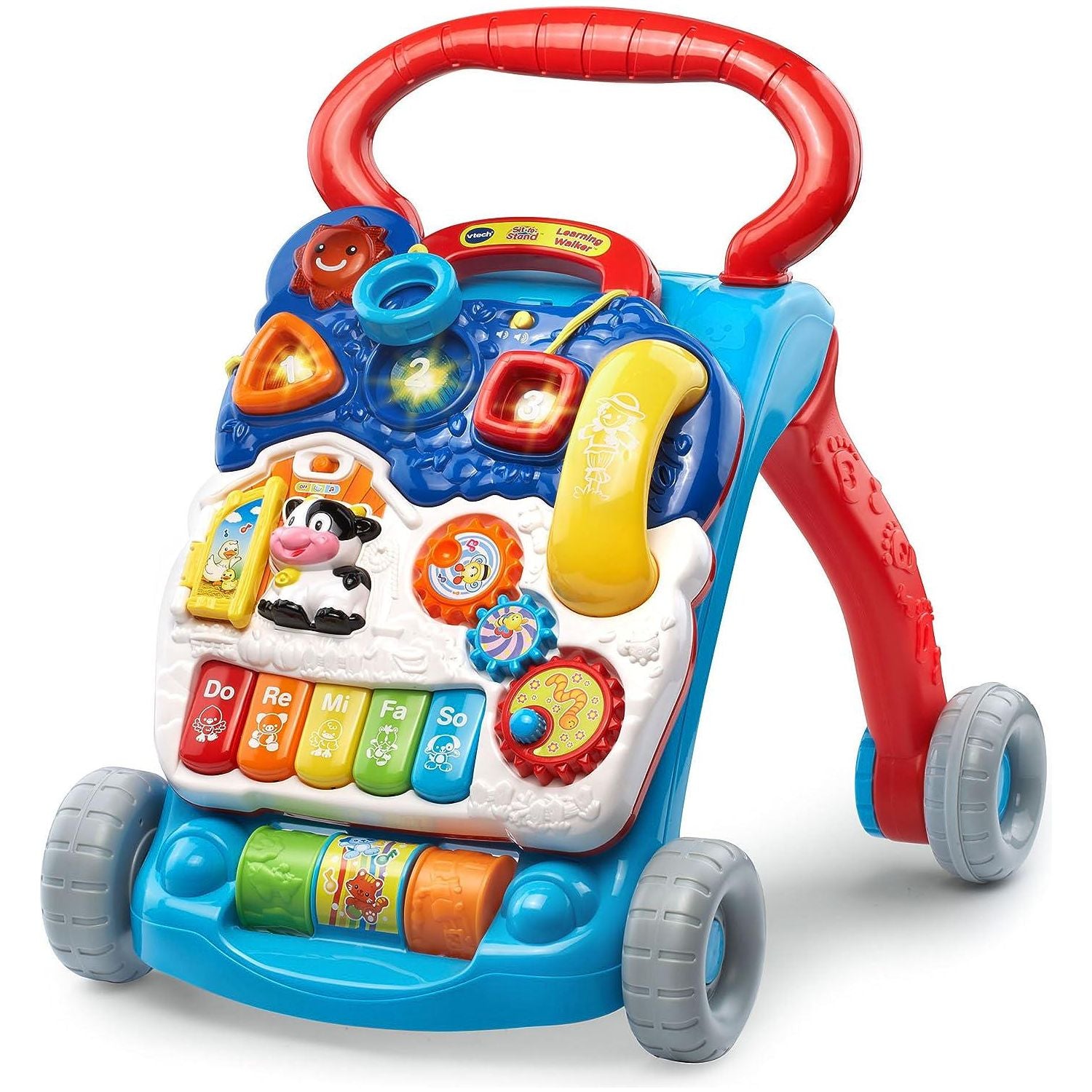 VTech Sit-To-Stand Learning Walker (Frustration Free Packaging), Blue,