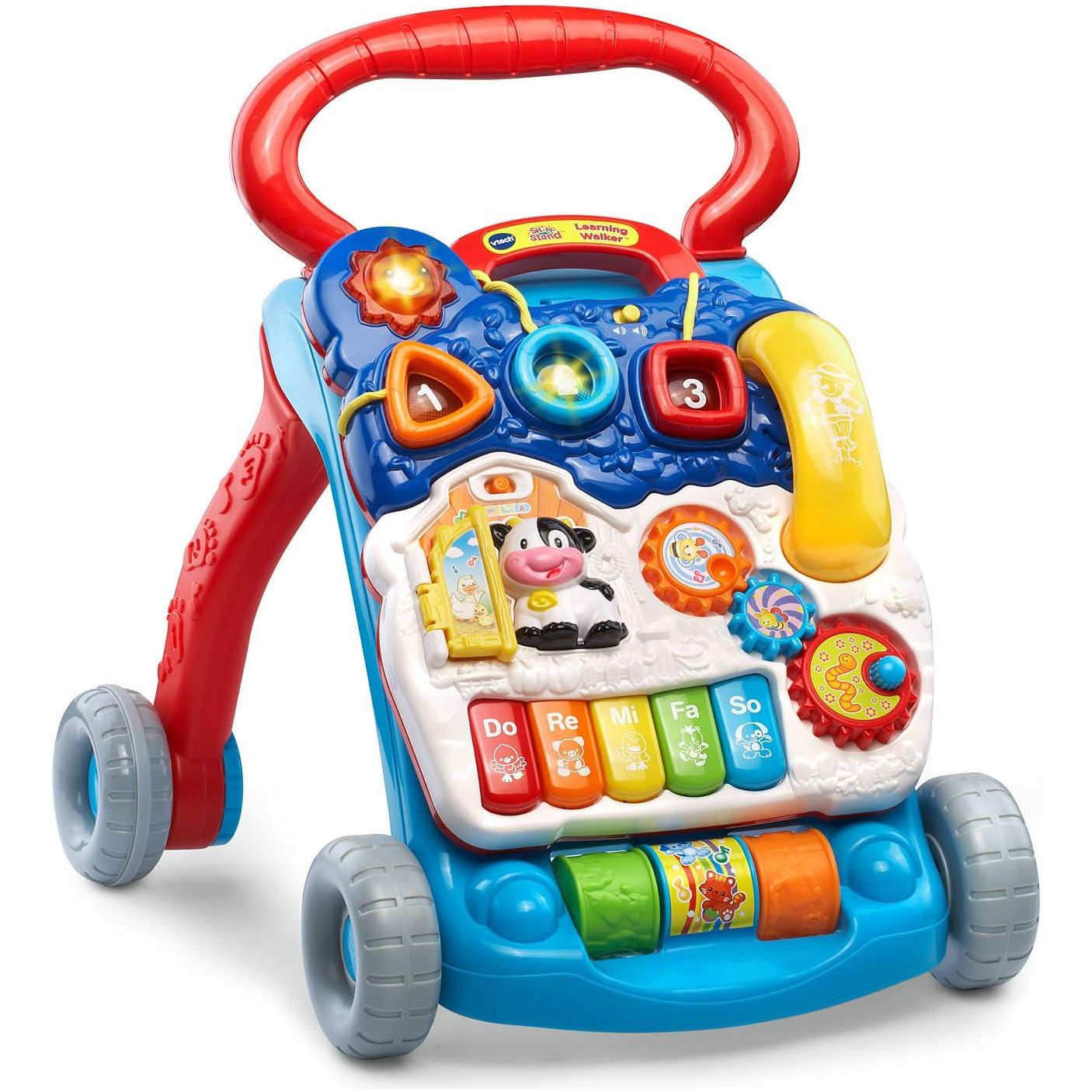VTech Sit-To-Stand Learning Walker (Frustration Free Packaging), Blue,