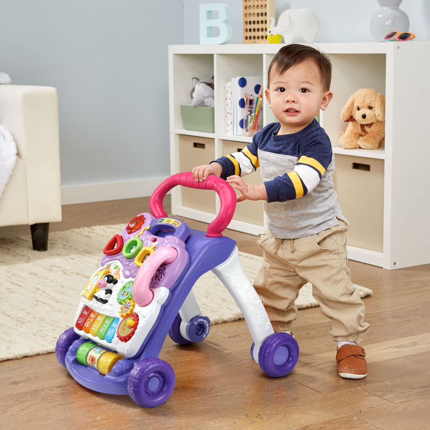 VTech Sit-to-Stand Learning Walker (Frustration Free Packaging), Lavender,
