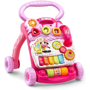 VTech Sit-to-Stand Learning Walker (Frustration Free Packaging), Pink,