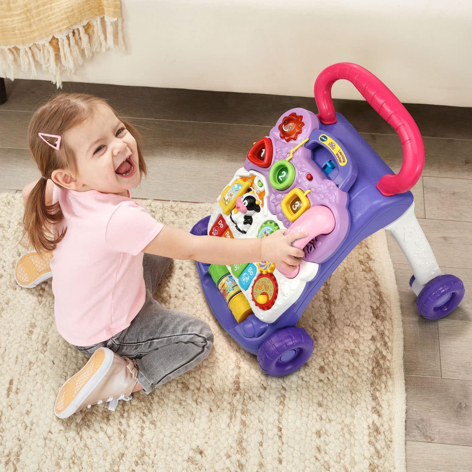 VTech Sit-to-Stand Learning Walker (Frustration Free Packaging), Lavender,