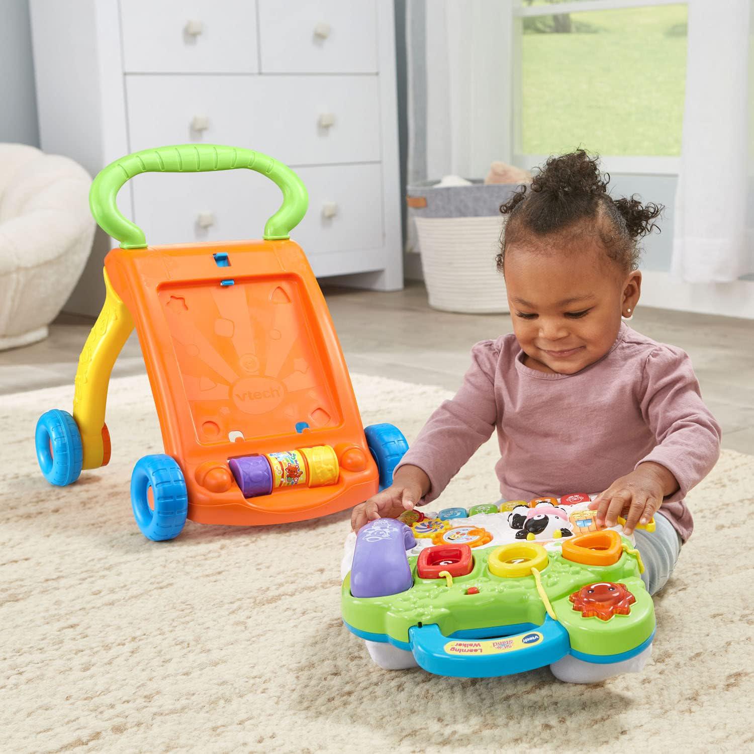 VTech Sit-to-Stand Learning Walker (Frustration Free Packaging) , Orange,