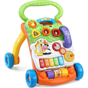 VTech Sit-to-Stand Learning Walker (Frustration Free Packaging) , Orange,