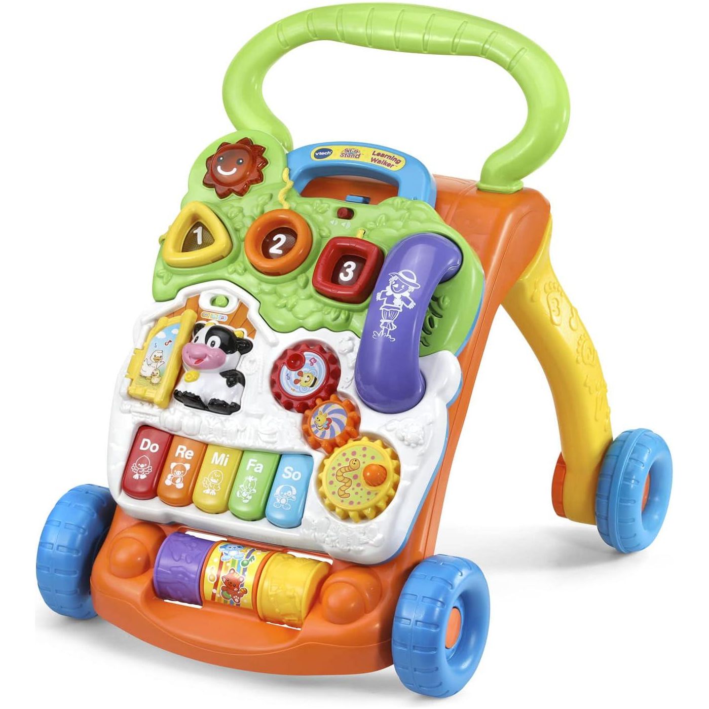 VTech Sit-to-Stand Learning Walker (Frustration Free Packaging) , Orange,