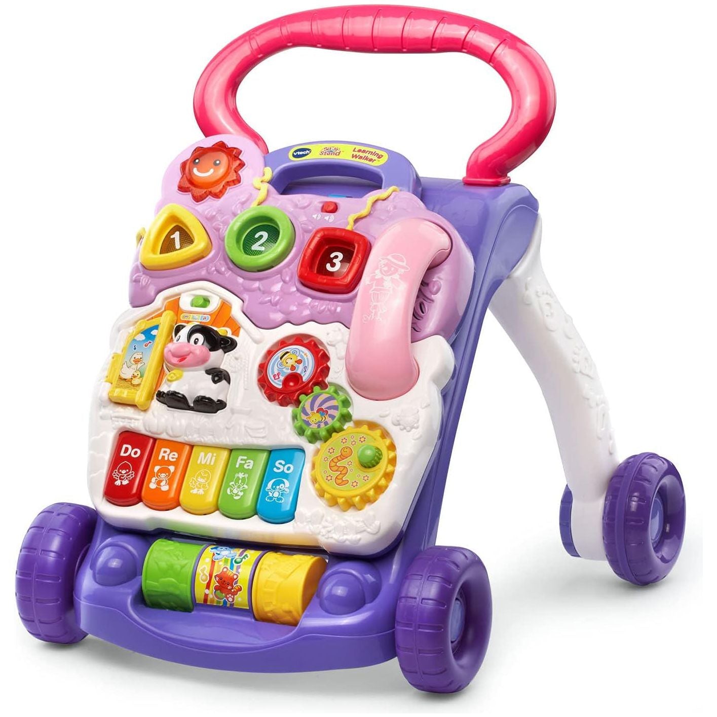 VTech Sit-to-Stand Learning Walker (Frustration Free Packaging), Lavender,