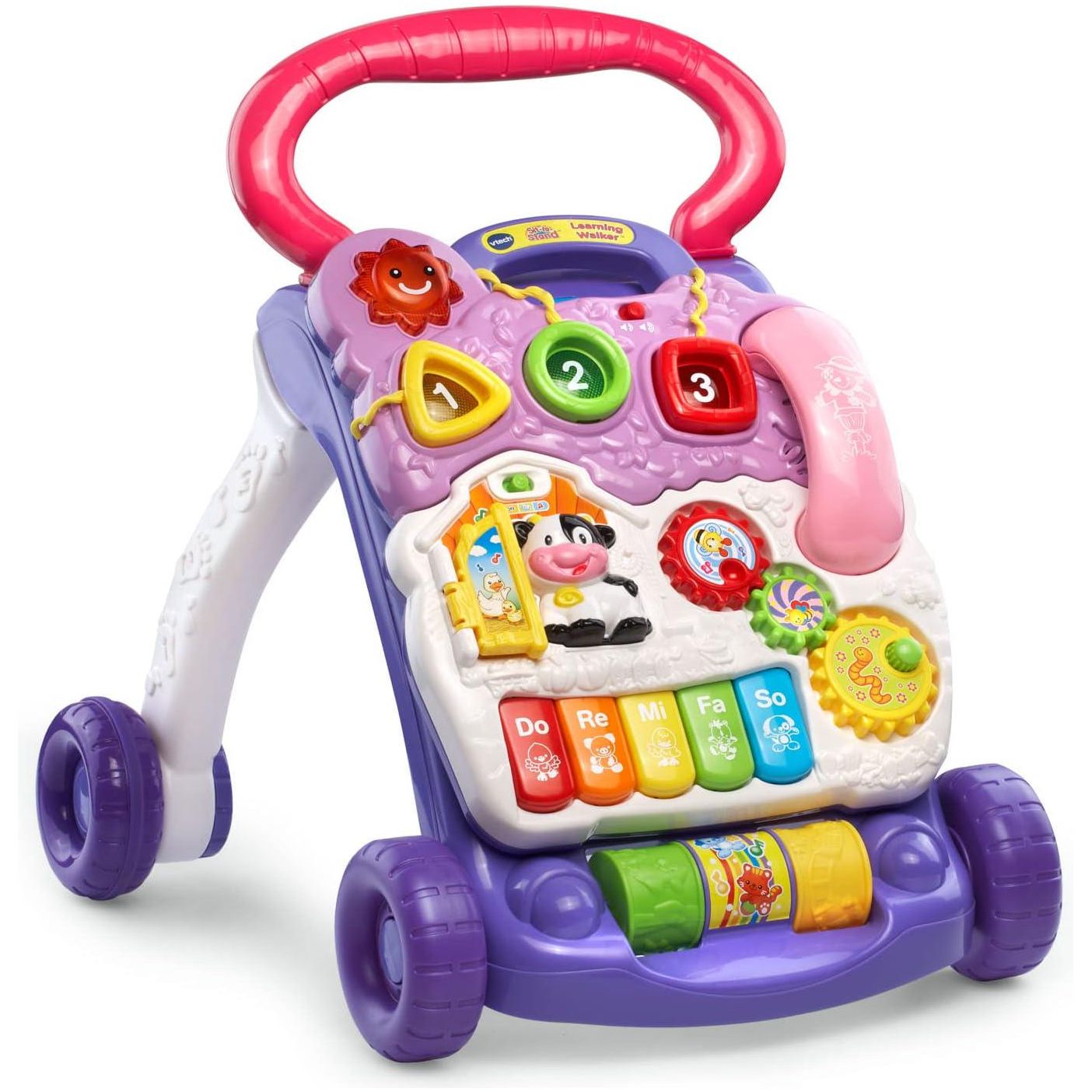 VTech Sit-to-Stand Learning Walker (Frustration Free Packaging), Lavender,