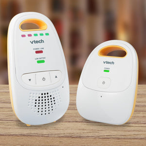 VTech Upgraded Audio Baby Monitor With Rechargeable Battery, Long Range, And Crystal-Clear Sound,