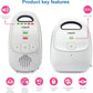 VTech Upgraded Baby Monitor With Rechargeable Battery, Long Range, Crystal-Clear Sound, And Alerts,