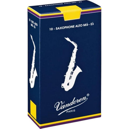 Vandoren SR2135 Alto Sax Traditional Reeds Strength 3.5; Box Of 10,
