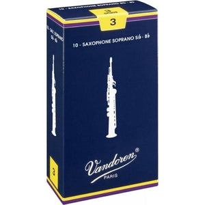 Vandoren SR214 Alto Sax Traditional Reeds Strength 4; Box Of 10,