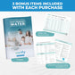 Varify 17 In 1 Complete Drinking Water Test Kit - 100 Strips + 2 Bacteria Tester Kits - Well, Tap, Home, City Water Testing Strip For Lead, Alkaline, Chlorine, Hardness, Iron, Fluoride, Copper And More,