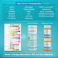 Varify 17 In 1 Complete Drinking Water Test Kit - 100 Strips + 2 Bacteria Tester Kits - Well, Tap, Home, City Water Testing Strip For Lead, Alkaline, Chlorine, Hardness, Iron, Fluoride, Copper And More,