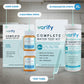 Varify 17 In 1 Complete Drinking Water Test Kit - 100 Strips + 2 Bacteria Tester Kits - Well, Tap, Home, City Water Testing Strip For Lead, Alkaline, Chlorine, Hardness, Iron, Fluoride, Copper And More,