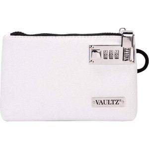 Vaultz Locking Accessories Pouch, 5x8 Inches, White (VZ03988),826030039885