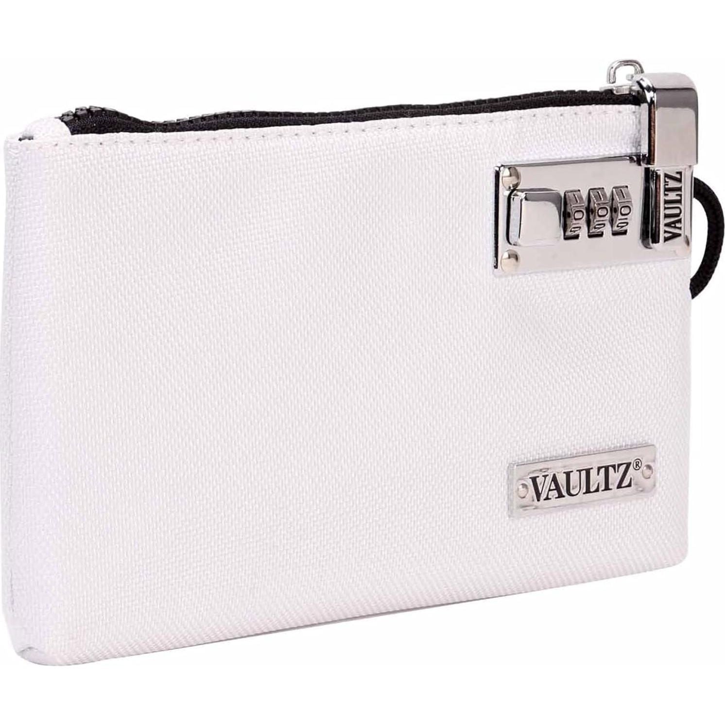 Vaultz Locking Accessories Pouch, 5x8 Inches, White (VZ03988),826030039885
