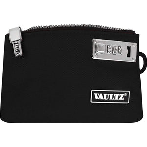 Vaultz Money Bag With Lock - 5 X 8 Inches, Men And Women's Locking Accessories Pouch For Cash, Bank Deposits, Wallet, Medicine, Phone And Credit Cards - Black,826030005033