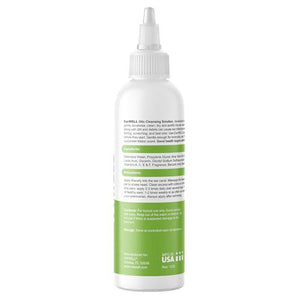 Vetwell Ear Cleaner Otic Rinse for Dogs and Cats Cucumber Melon 8 oz Bottle