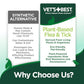 Vet's Best Indoor Flea and Tick Spray 32 oz Plant Based Formula with Natural Oils Kills Fleas Eggs and Ticks