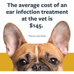 Veterinary Formula Clinical Ear Therapy, 4?oz, Soothes & Cleans Cat & Dog Ears, Removes Debris & Odor