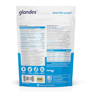 Vetnique Glandex Anal Gland Chews with Pumpkin for Dogs Duck and Bacon Flavor 30 Soft Chews