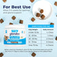 Vetnique Glandex Boot the Scoot 60 Soft Chews for Dogs Peanut Butter Flavor Digestive Fiber Probiotic