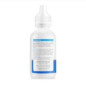 Vetnique OticBliss Cat and Dog Ear Drops with Hydrocortisone for Itchy Ears 1 oz