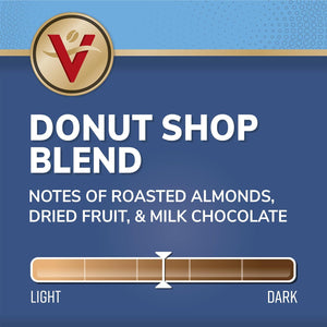 Victor Allen’s Coffee Donut Shop Blend Medium Roast, 80 Count, Single Serve Coffee Pods for Keurig K-Cup Brewers