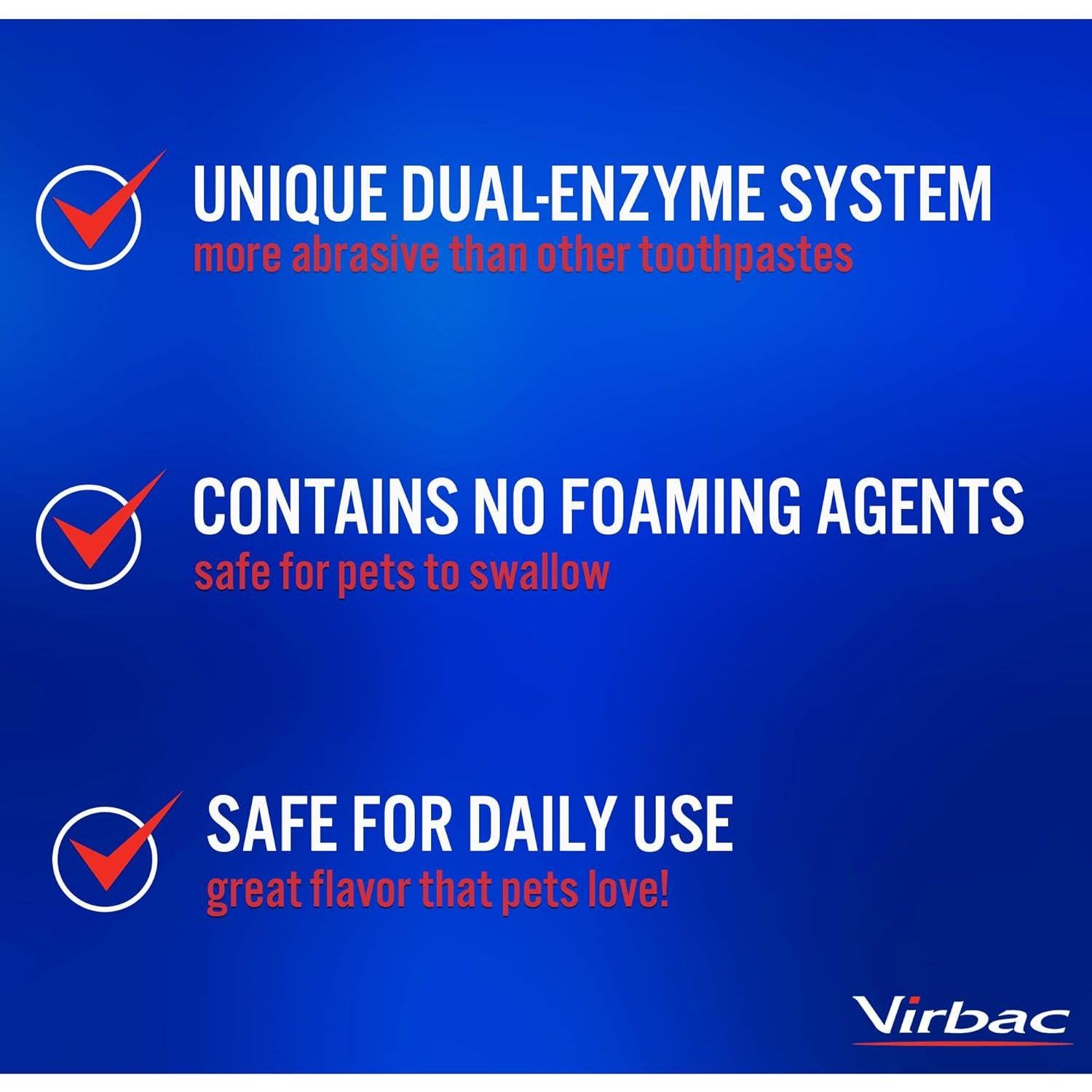 Virbac CET Enzymatic Toothpaste| Eliminates Bad Breath By Removing Plaque And Tartar Buildup | Best Pet Dental Care Toothpaste | Poultry Flavor, 2.5 Oz Tube,