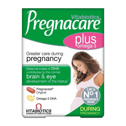Vitabiotics Pregnacare Plus Omega-3 56 Capsules & Tablets (28 Caps & 28 Tabs),5021265221523