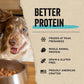 Vital Essentials Chicken Hearts Dog Treats, 3.75 oz, Freeze-Dried, Single-Ingredient, Meal Topper or Snack