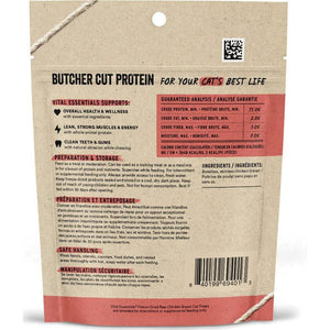 Vital Essentials Freeze Dried Chicken Breast Cat Treats 1 oz Single Ingredient Grain Free Snack