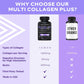 Vital Vitamins Vital Vitamins Multi Collagen Plus - With Biotin, Hyaluronic Acid, Vitamin C - Type I, II, III, V, X - For Women And Men - Hair, Skin, Nails Beauty Complex - 150 Capsules