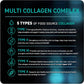 Vital Vitamins Multi Collagen for Women and Men, Types I, II, III, V, X, Grass-Fed, Non-GMO, 150 Capsules, Supports Skin, Hair, and Joint Health