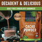 Viva Naturals Organic Cacao Powder, 1lb, Unsweetened, Rich Dark Chocolate Flavor, Perfect for Baking & Smoothies, Non-GMO, Certified Vegan & Gluten-Free