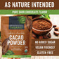 Viva Naturals Viva Naturals Organic Cacao Powder, 2lb - Unsweetened Cocoa Powder With Rich Dark Chocolate Flavor, Perfect For Baking And Smoothies - Certified Vegan, Keto And Paleo, Non-GMO And Gluten-Free, 907 G